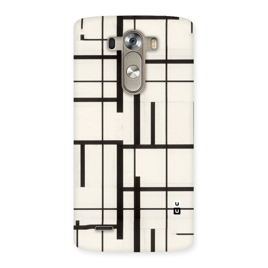 Black Unsymmetry Back Case for LG G3