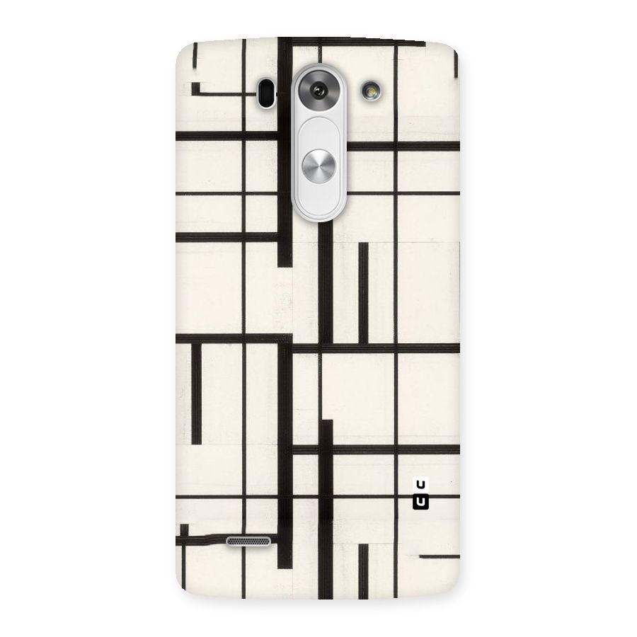 Black Unsymmetry Back Case for LG G3 Mini