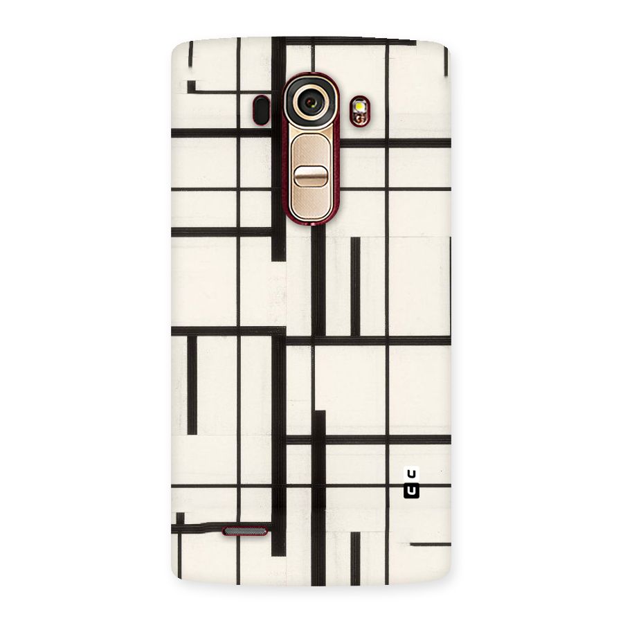 Black Unsymmetry Back Case for LG G4