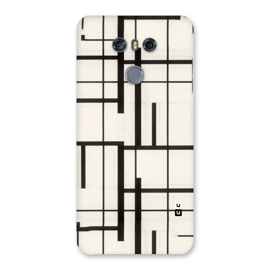 Black Unsymmetry Back Case for LG G6