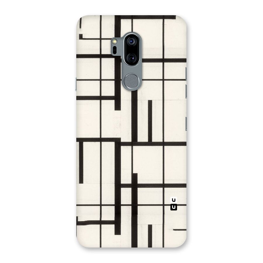 Black Unsymmetry Back Case for LG G7