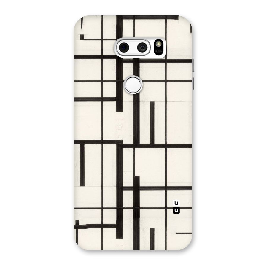Black Unsymmetry Back Case for LG V30