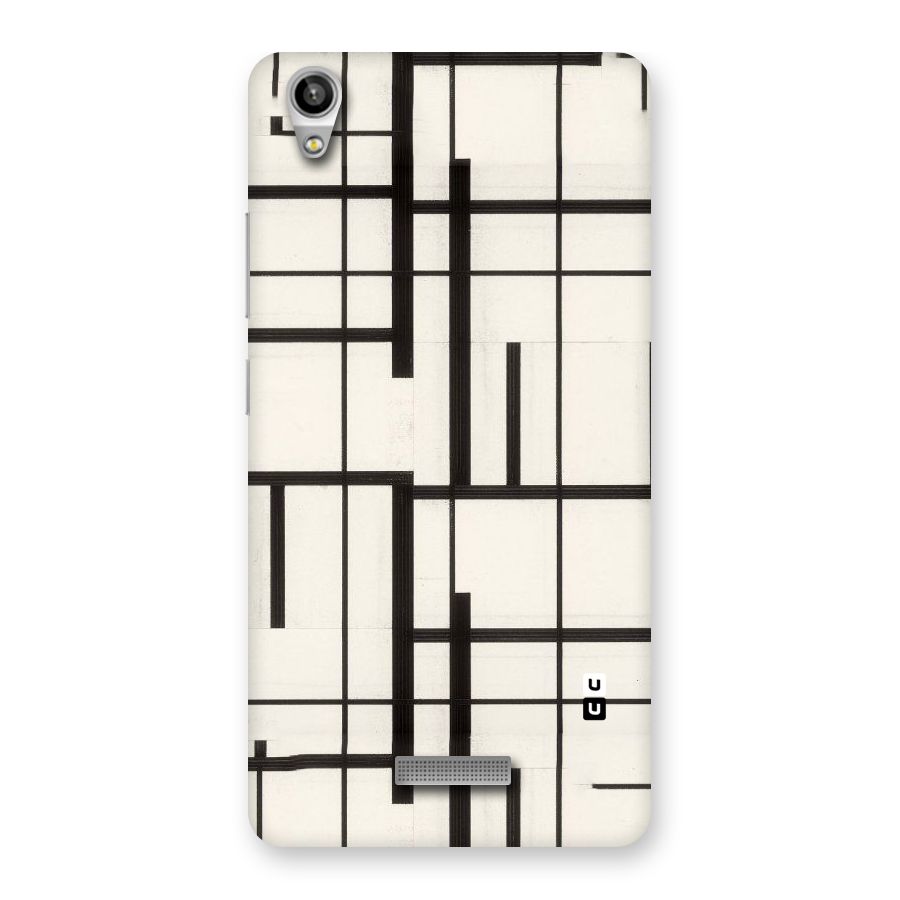 Black Unsymmetry Back Case for Lava-Pixel-V1
