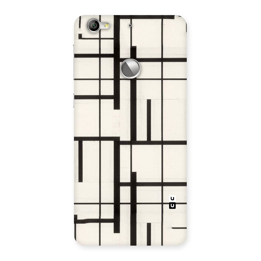Black Unsymmetry Back Case for LeTV Le 1s