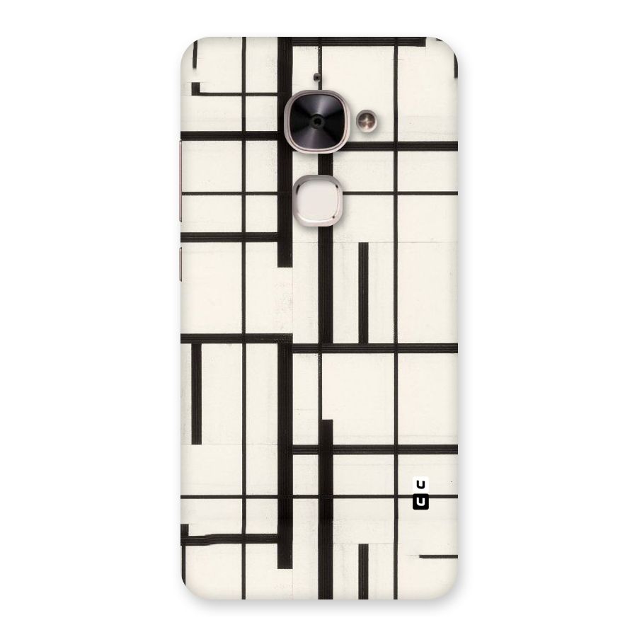 Black Unsymmetry Back Case for Le 2