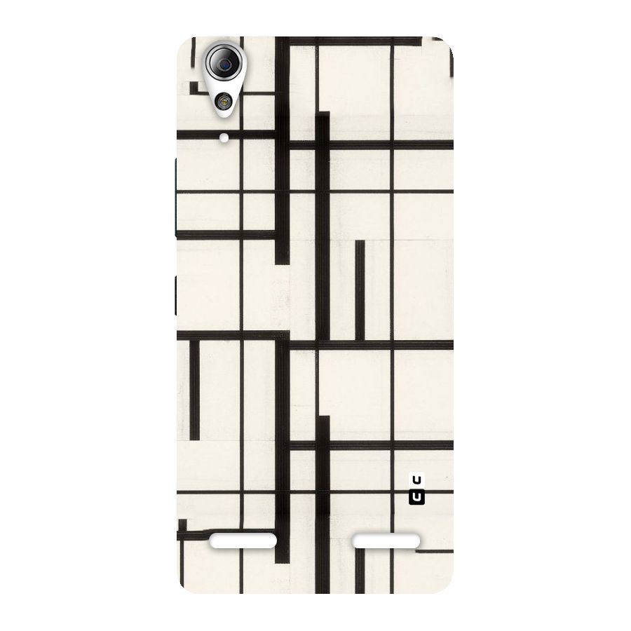 Black Unsymmetry Back Case for Lenovo A6000