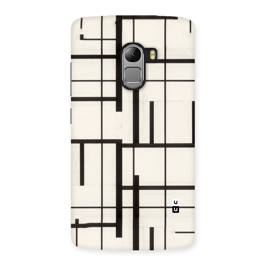 Black Unsymmetry Back Case for Lenovo K4 Note