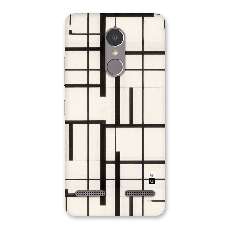 Black Unsymmetry Back Case for Lenovo K6 Power