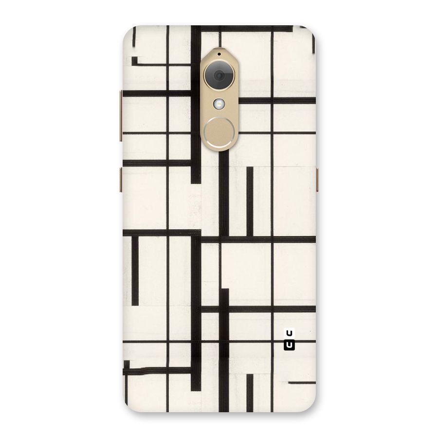 Black Unsymmetry Back Case for Lenovo K8