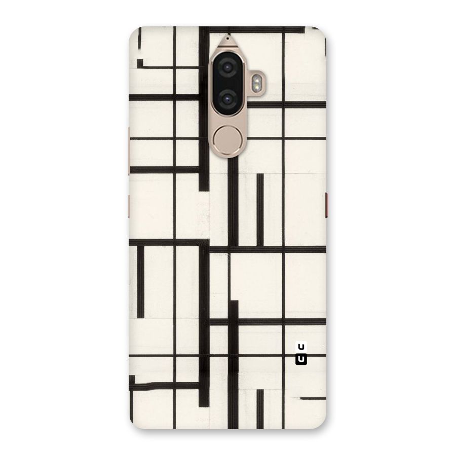 Black Unsymmetry Back Case for Lenovo K8 Note