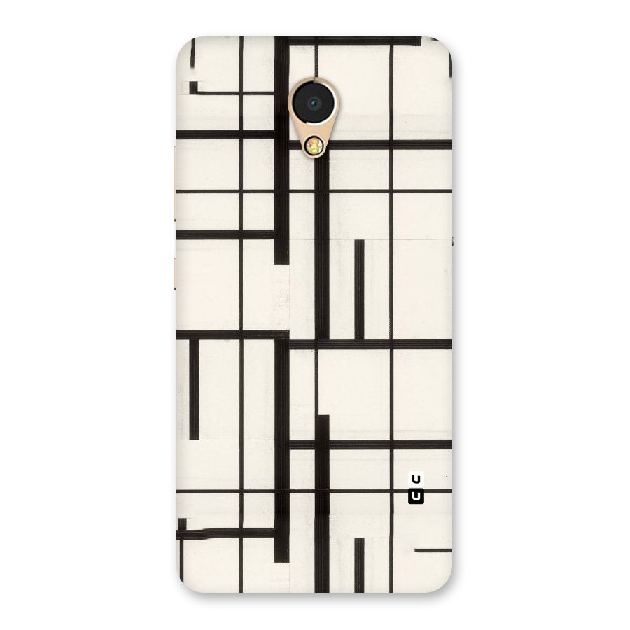 Black Unsymmetry Back Case for Lenovo P2