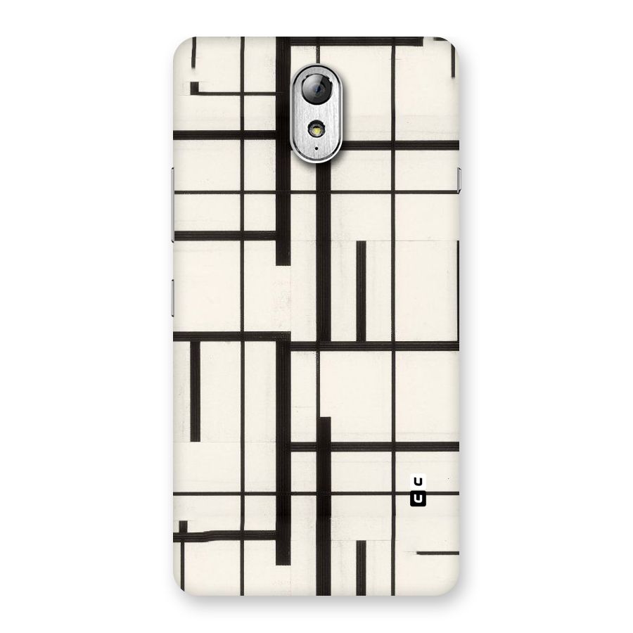 Black Unsymmetry Back Case for Lenovo Vibe P1M