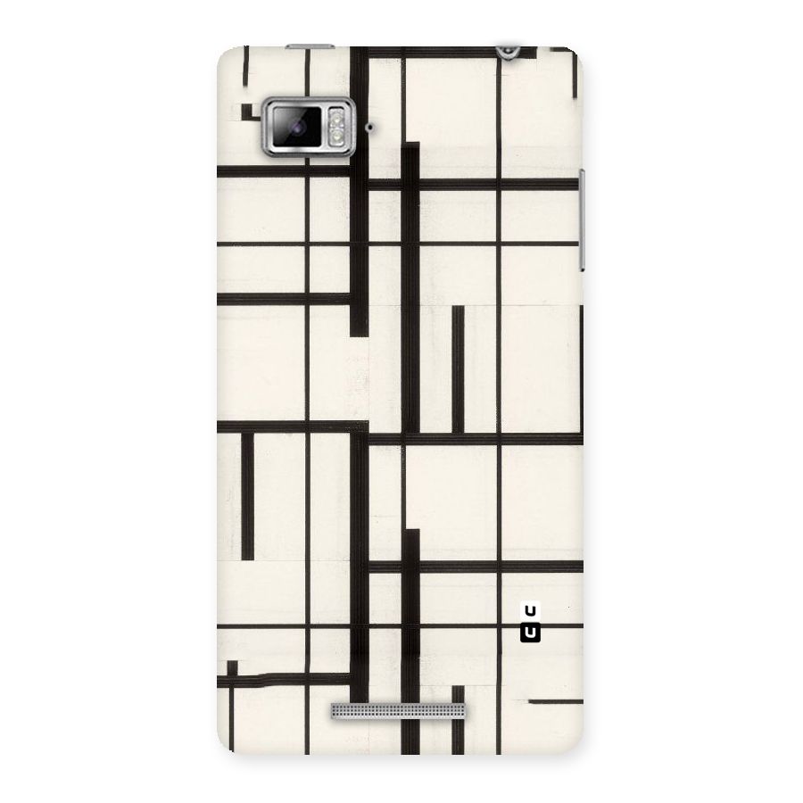 Black Unsymmetry Back Case for Lenovo Vibe Z K910