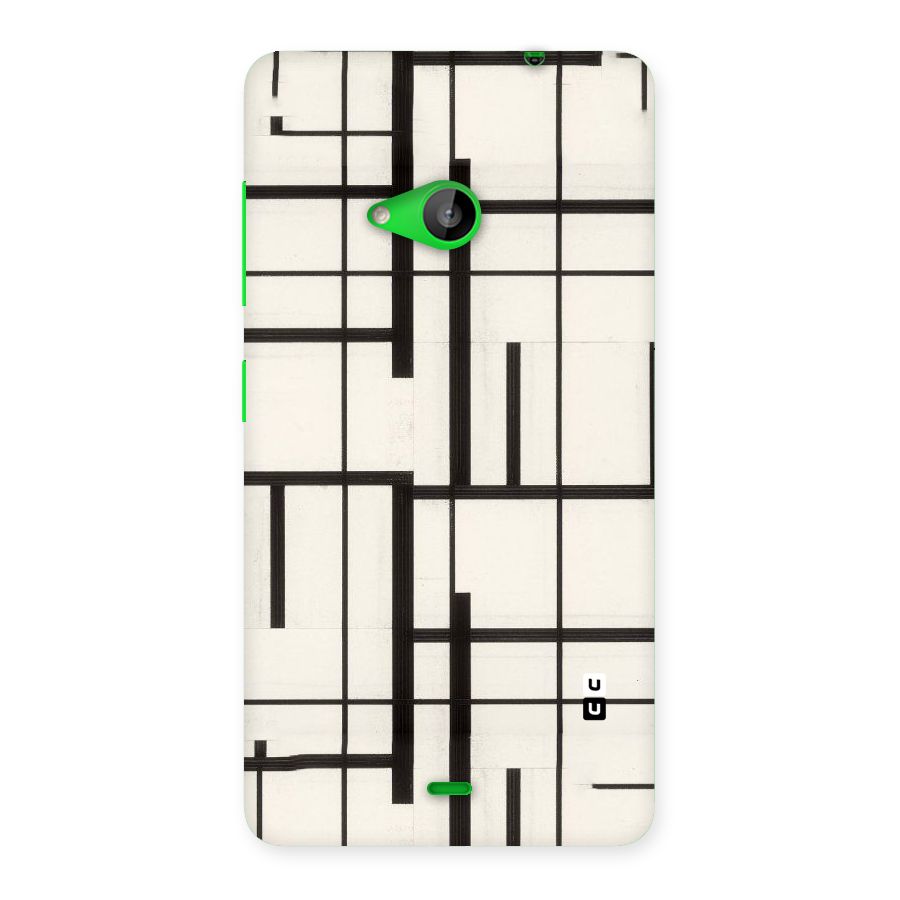 Black Unsymmetry Back Case for Lumia 535