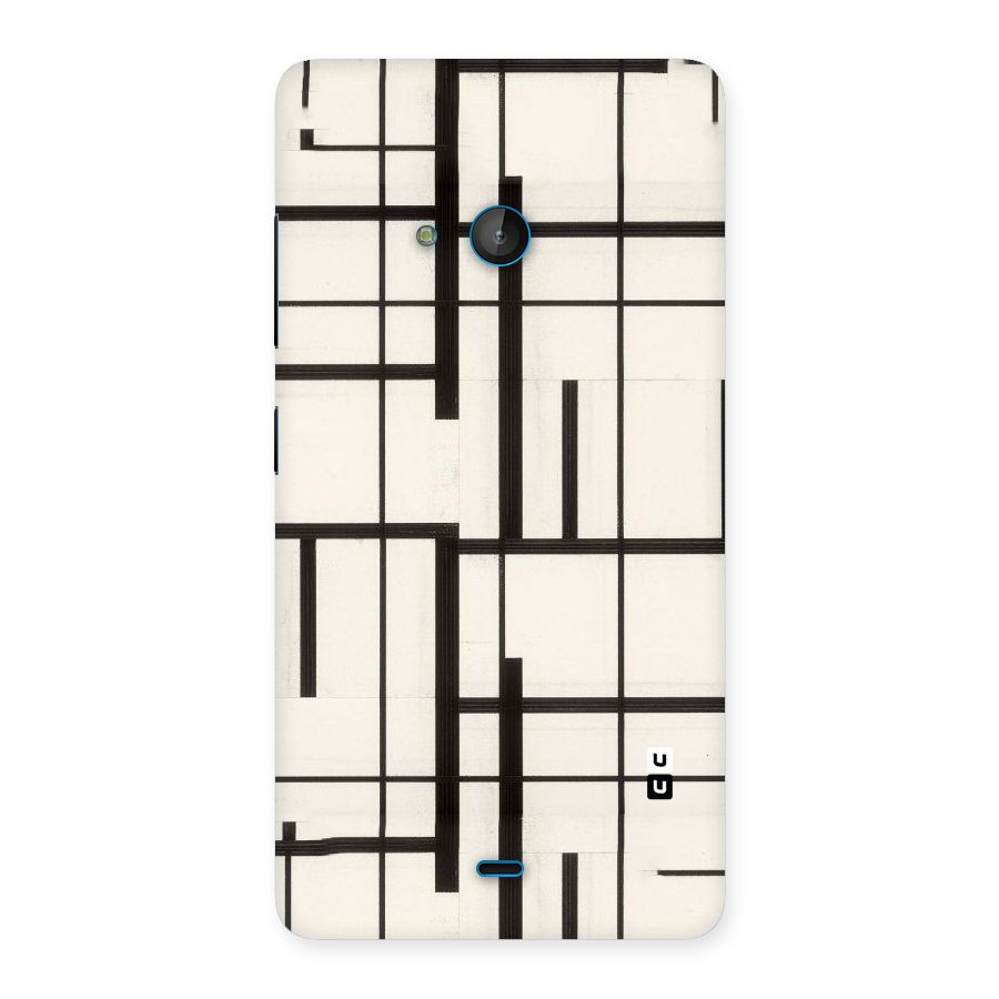 Black Unsymmetry Back Case for Lumia 540