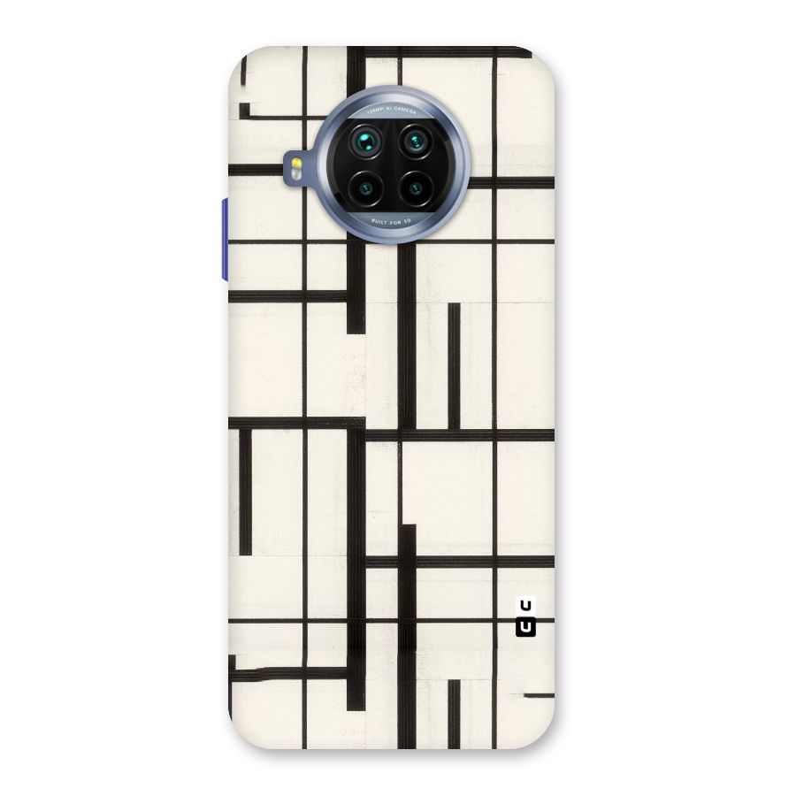 Black Unsymmetry Back Case for Mi 10i