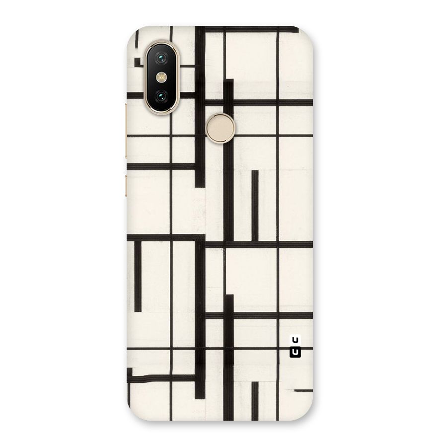 Black Unsymmetry Back Case for Mi A2