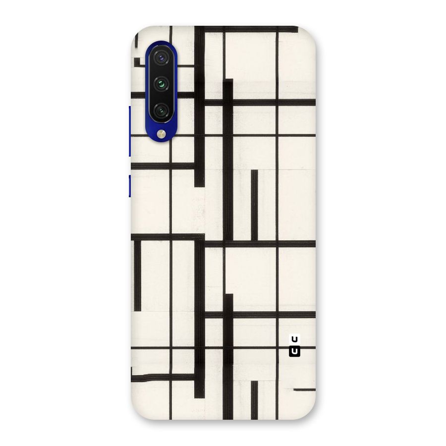 Black Unsymmetry Back Case for Mi A3