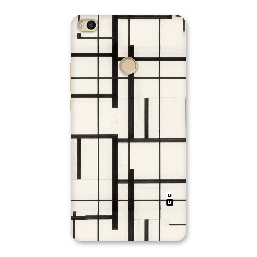 Black Unsymmetry Back Case for Mi Max 2