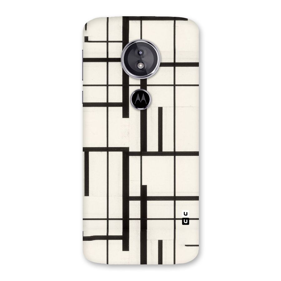 Black Unsymmetry Back Case for Moto E5
