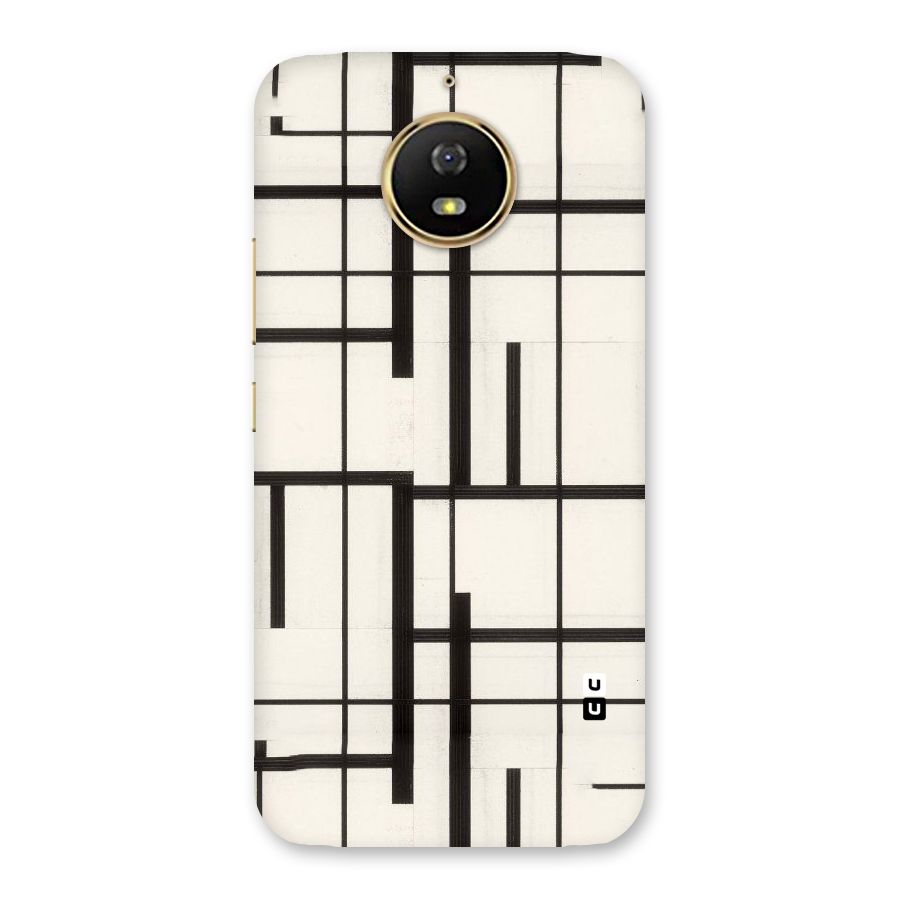 Black Unsymmetry Back Case for Moto G5s