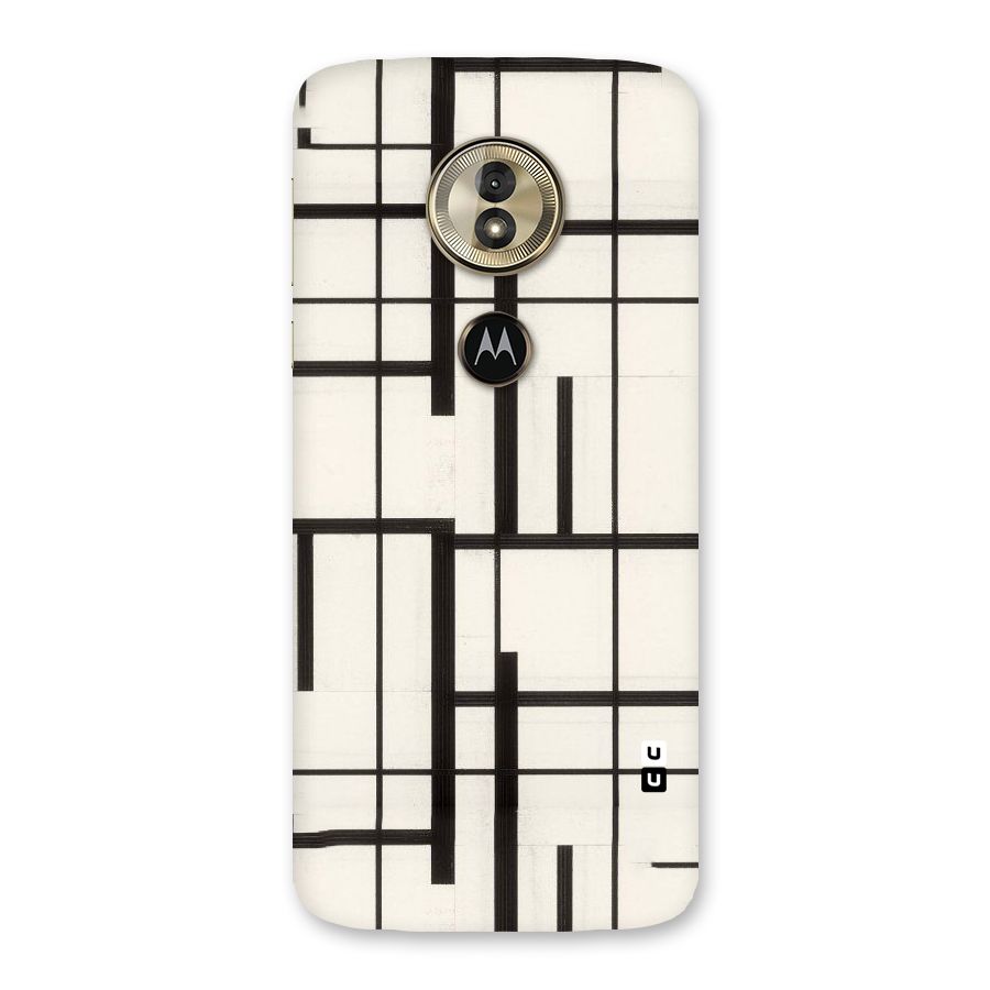 Black Unsymmetry Back Case for Moto G6 Play