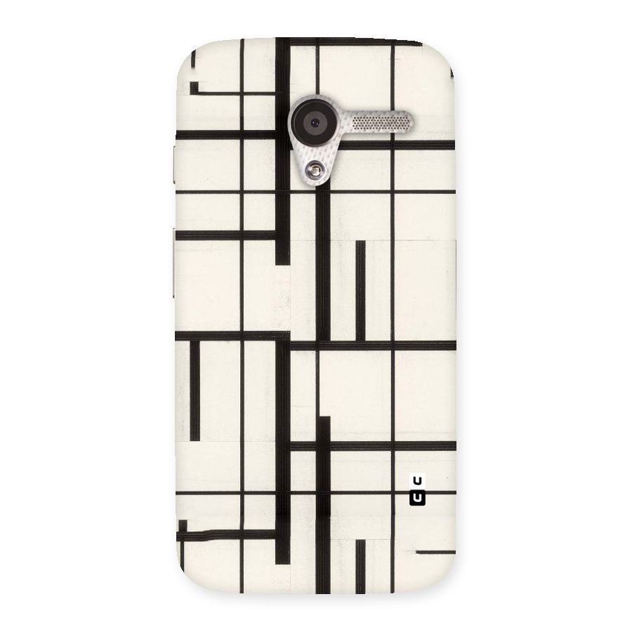 Black Unsymmetry Back Case for Moto X