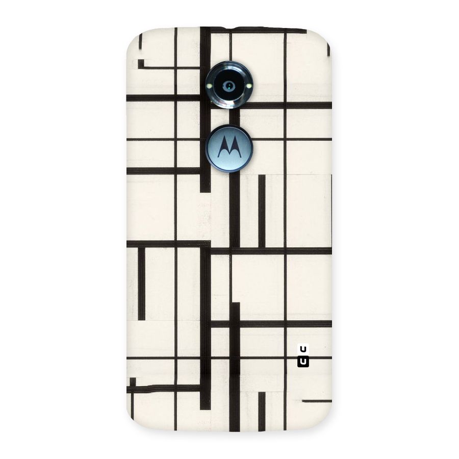 Black Unsymmetry Back Case for Moto X 2nd Gen