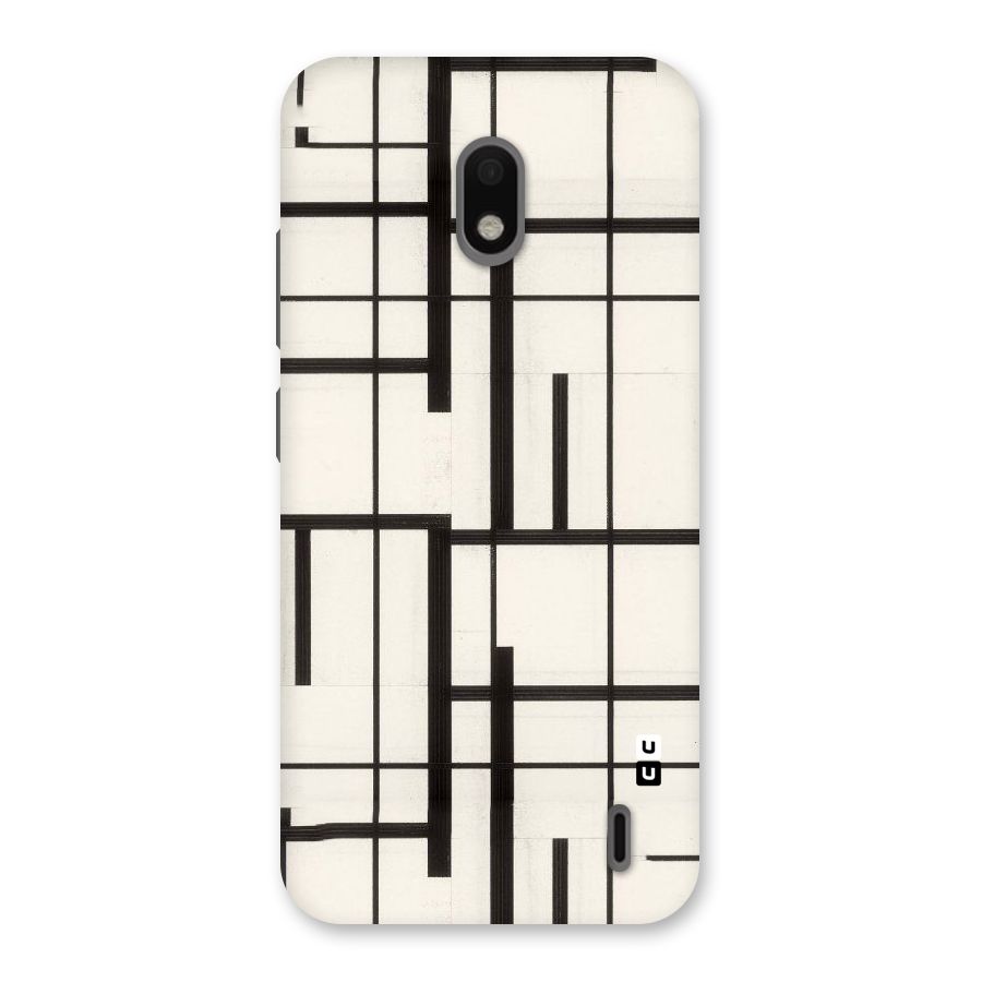 Black Unsymmetry Back Case for Nokia 2.2
