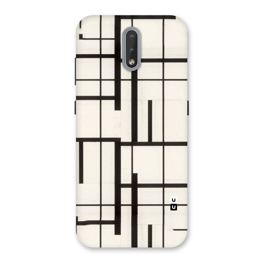 Black Unsymmetry Back Case for Nokia 2.3