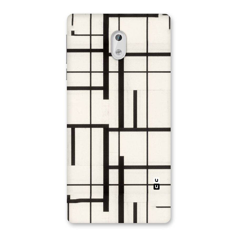 Black Unsymmetry Back Case for Nokia 3