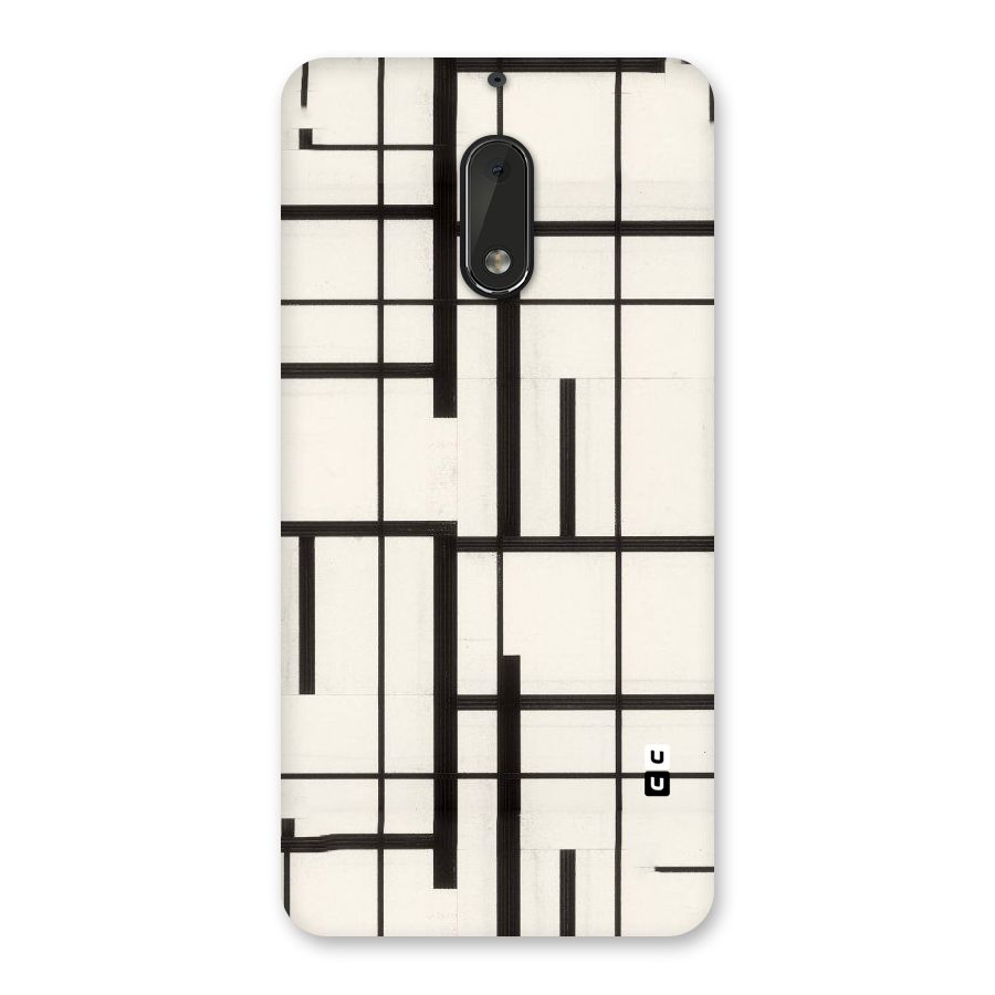 Black Unsymmetry Back Case for Nokia 6
