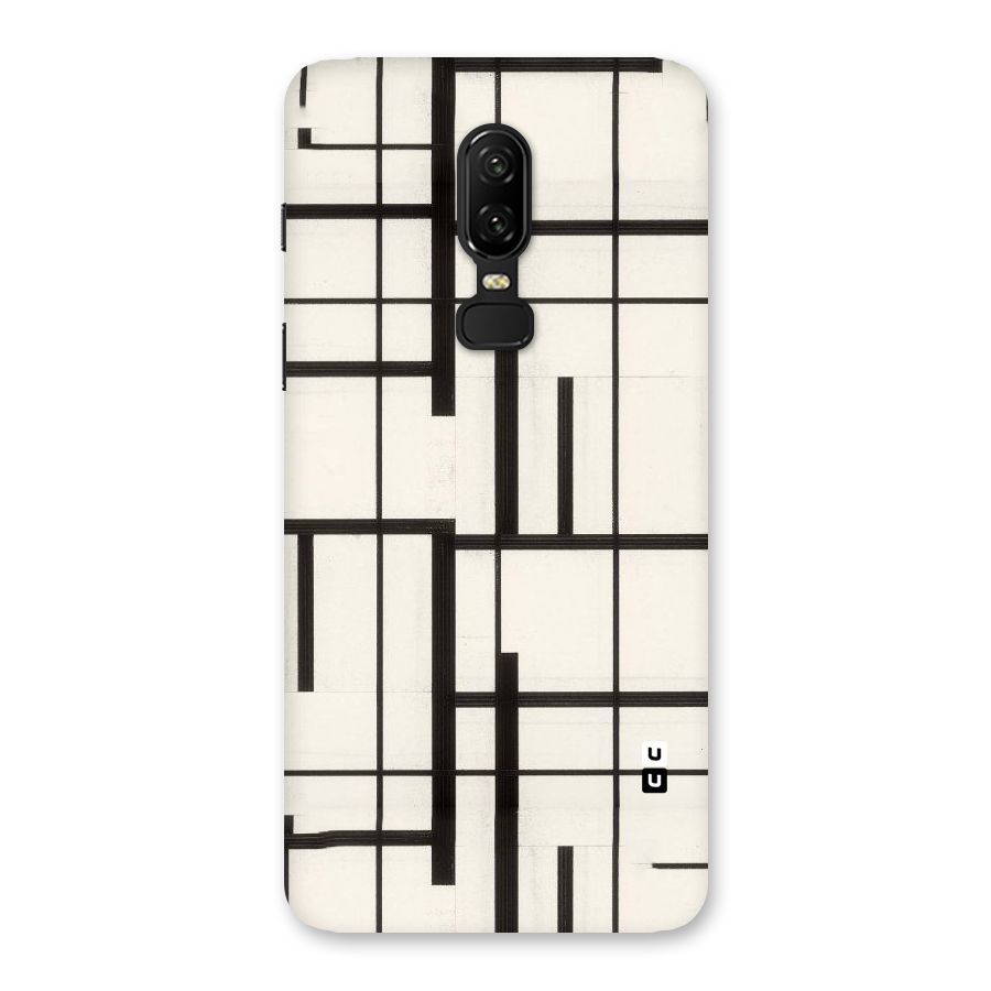 Black Unsymmetry Back Case for OnePlus 6