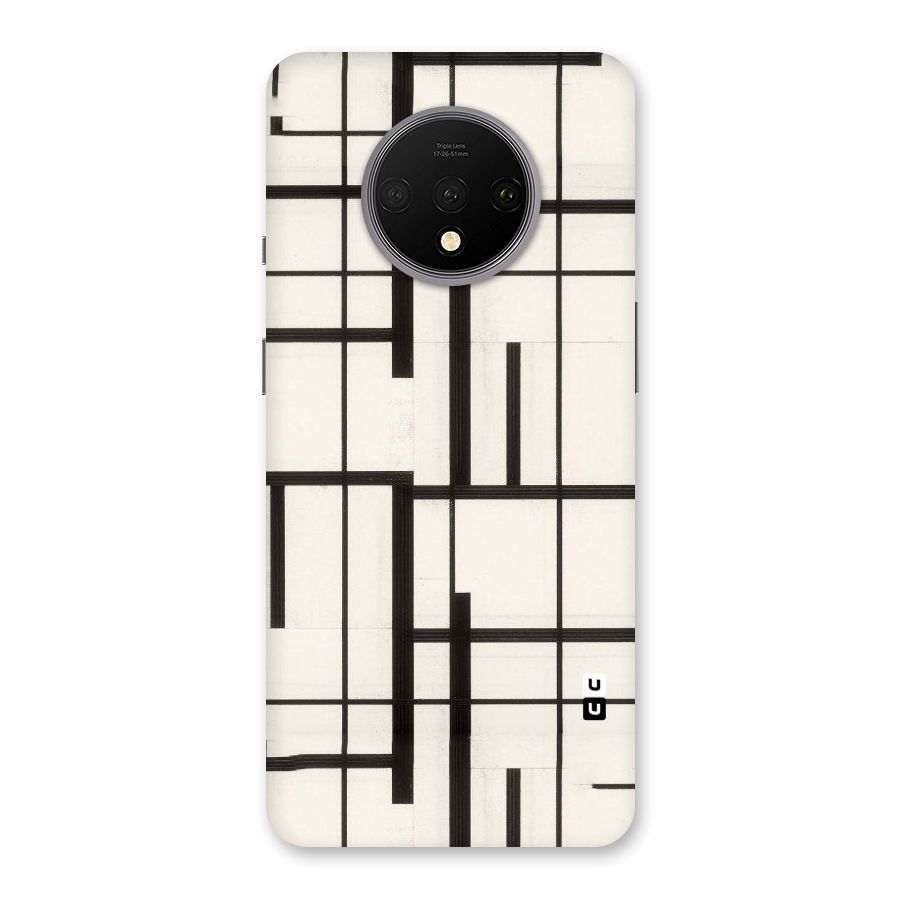 Black Unsymmetry Back Case for OnePlus 7T