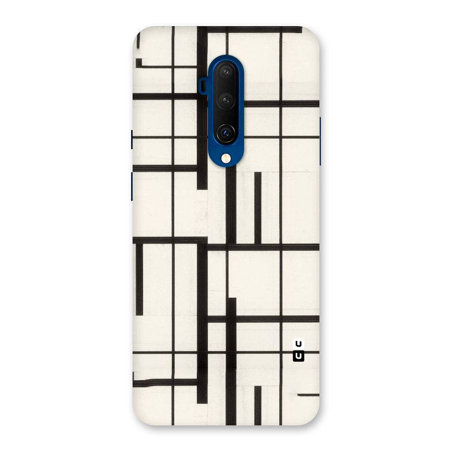 Black Unsymmetry Back Case for OnePlus 7T Pro