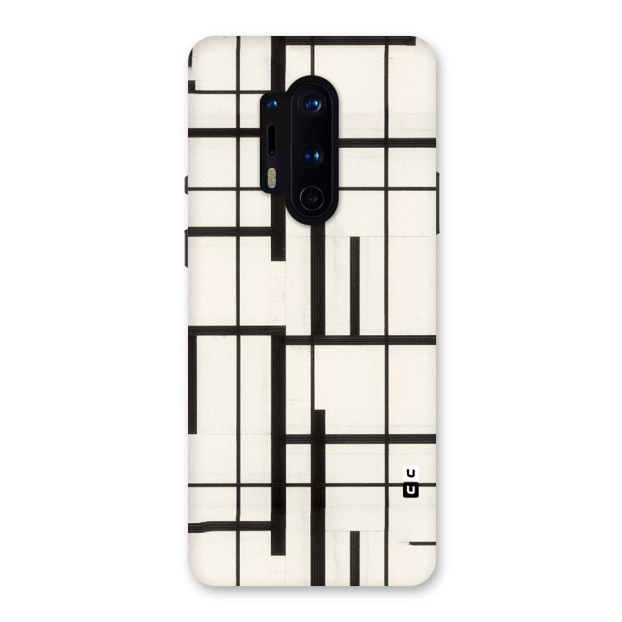 Black Unsymmetry Back Case for OnePlus 8 Pro