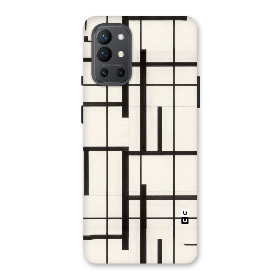 Black Unsymmetry Back Case for OnePlus 9R