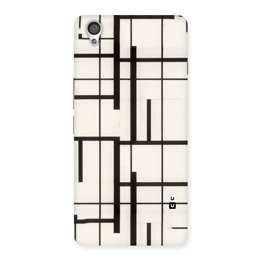 Black Unsymmetry Back Case for OnePlus X