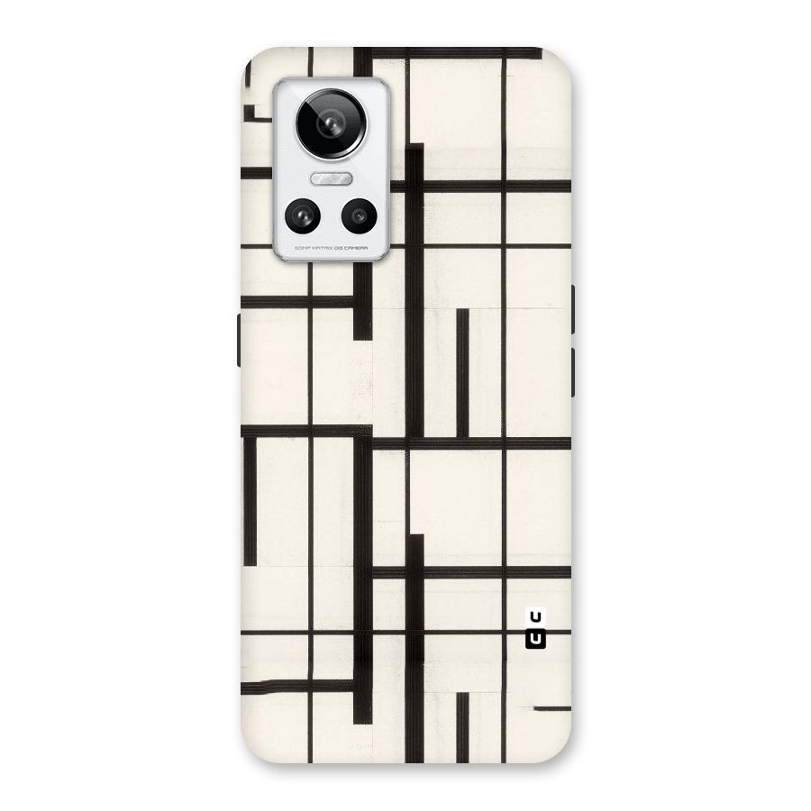 Black Unsymmetry Back Case for Realme GT Neo 3