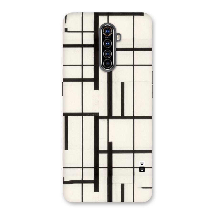 Black Unsymmetry Back Case for Realme X2 Pro
