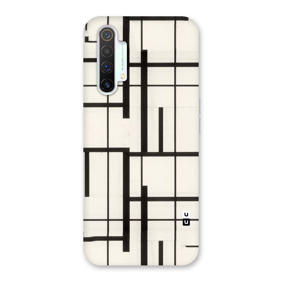 Black Unsymmetry Back Case for Realme X3