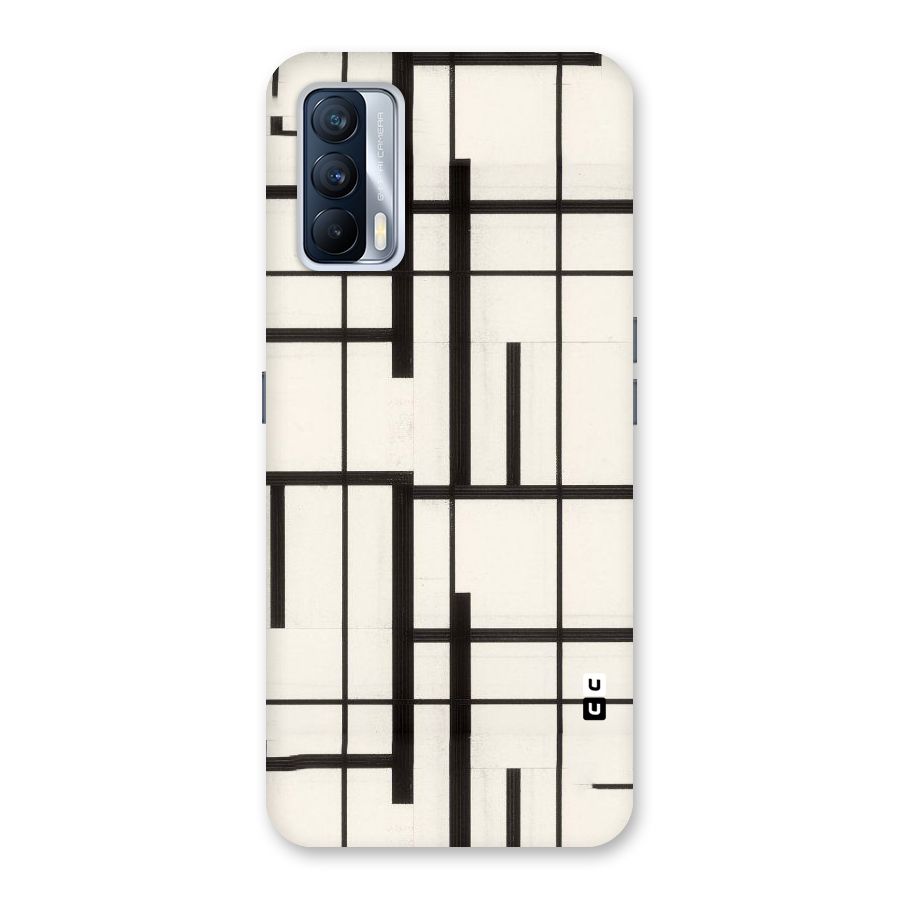 Black Unsymmetry Back Case for Realme X7