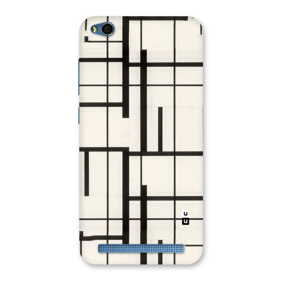 Black Unsymmetry Back Case for Redmi 5A