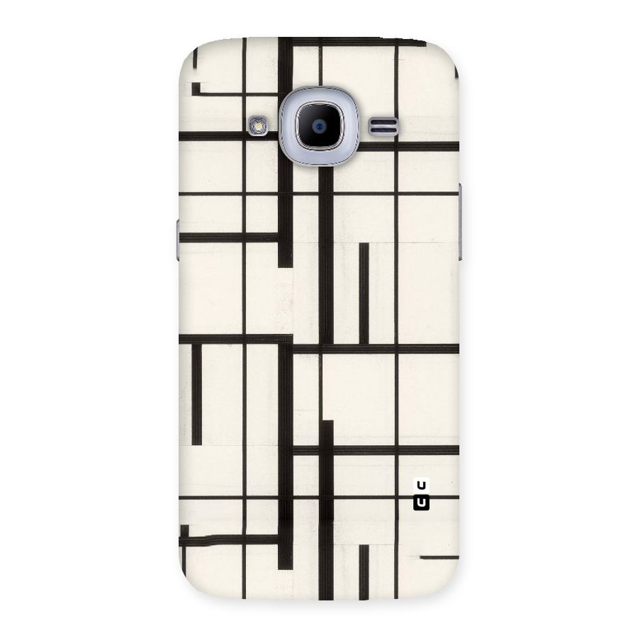 Black Unsymmetry Back Case for Samsung Galaxy J2 2016