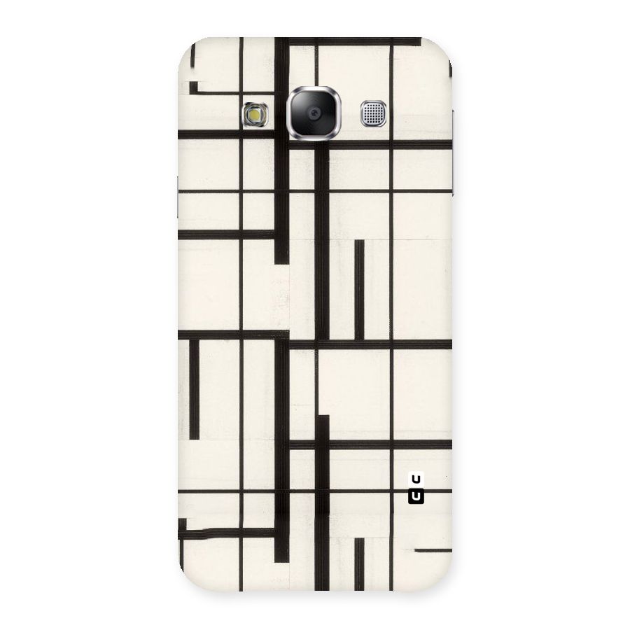 Black Unsymmetry Back Case for Samsung Galaxy E5