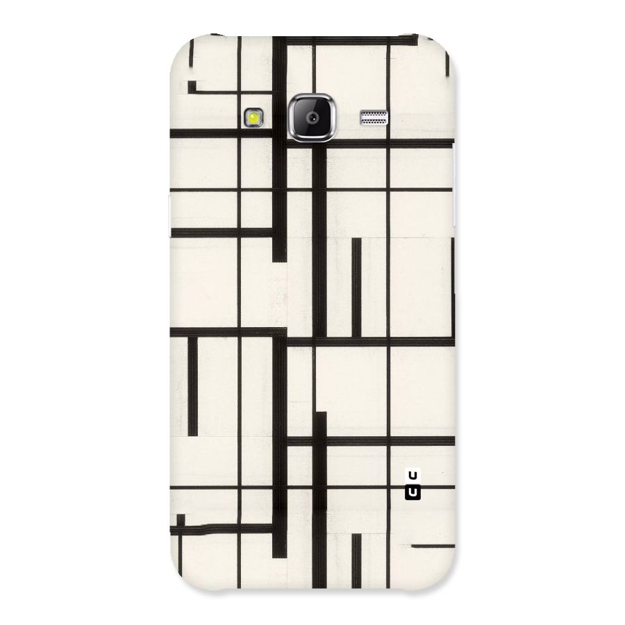 Black Unsymmetry Back Case for Samsung Galaxy J2 Prime