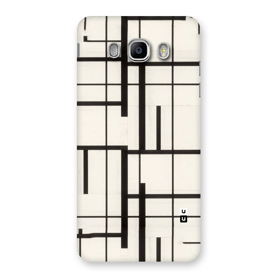 Black Unsymmetry Back Case for Samsung Galaxy J5 2016