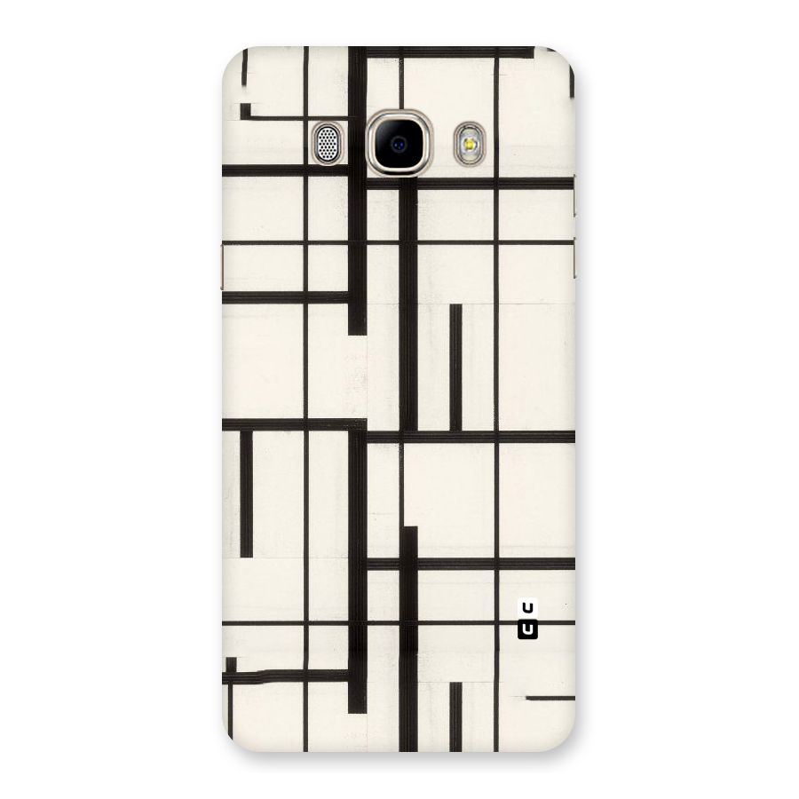 Black Unsymmetry Back Case for Samsung Galaxy J7 2016