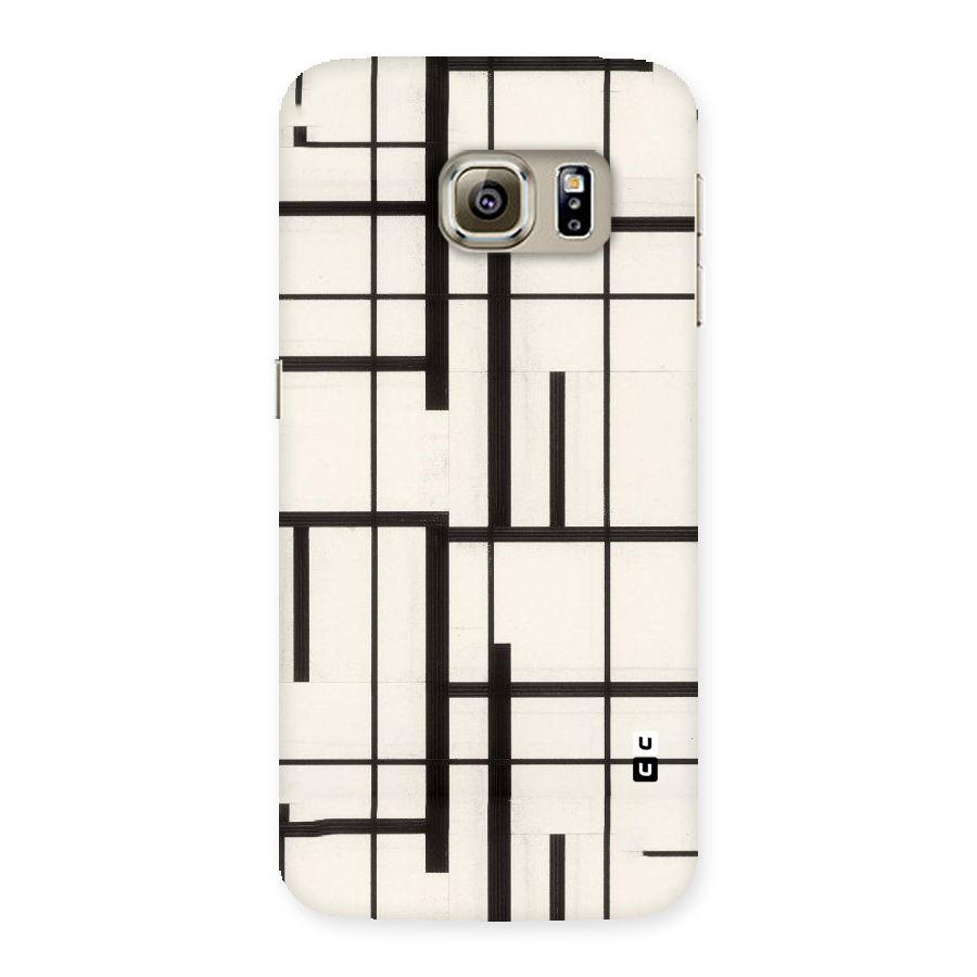 Black Unsymmetry Back Case for Samsung Galaxy S6 Edge