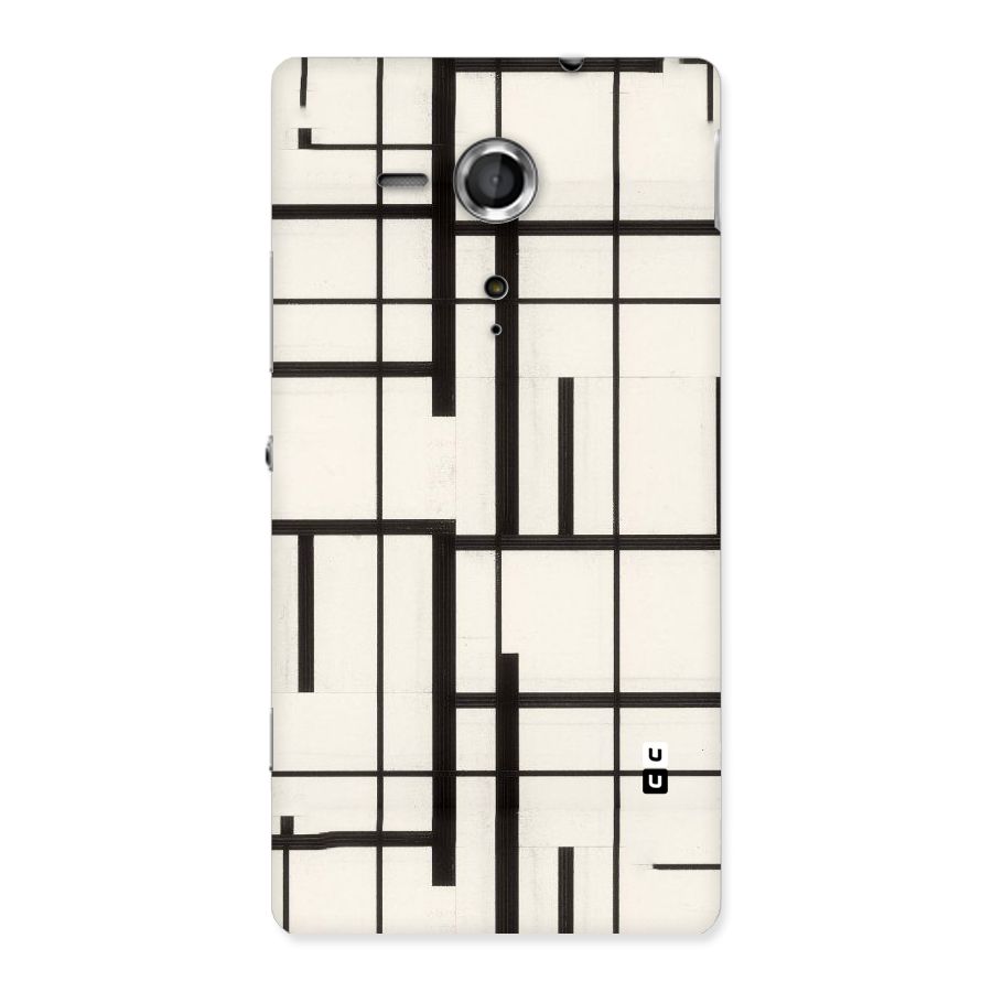 Black Unsymmetry Back Case for Sony Xperia SP